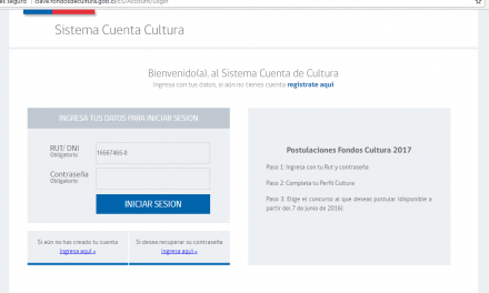 Cómo completar el Perfil Cultura – Fondos de Cultura 2018