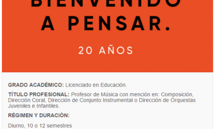 Carrera Pedagogía en Música mención Dirección Coral en Universidad Alberto Hurtado