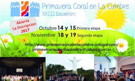 XXIII versión Festival “Primavera Coral en La Cumbre”, Argentina