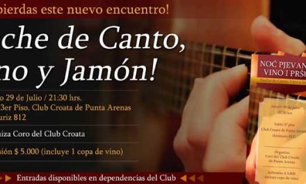 Coro del Club Croata de Punta Arenas invita a encuentro