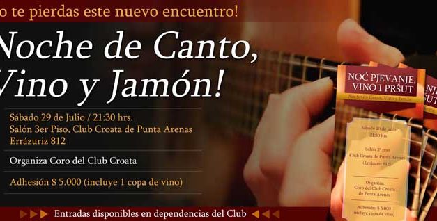 Coro del Club Croata de Punta Arenas invita a encuentro