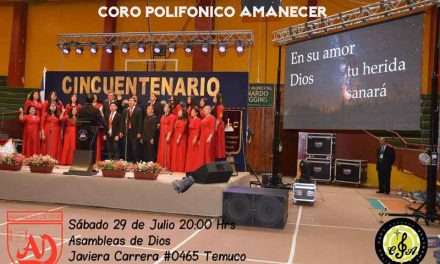 Coro Polifónico Amanecer invita a concierto coral