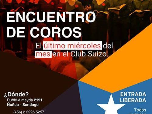 4º Encuentro Coral en el Club Suizo de Santiago