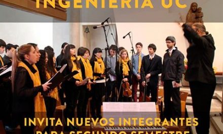 Coro de Ingeniería UC invita a nuevos integrantes para segundo semestre