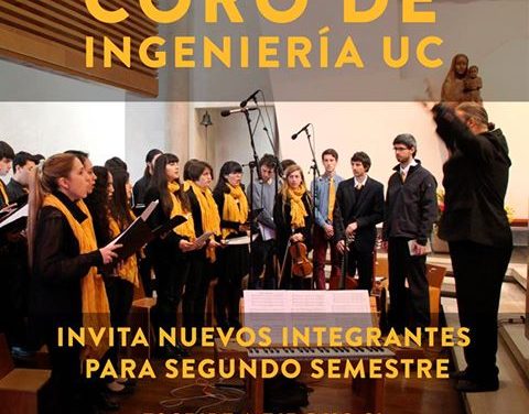 Coro de Ingeniería UC invita a nuevos integrantes para segundo semestre