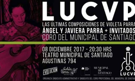 Coro del Municipal de Santiago invita a Concierto “Las Últimas Composiciones de Violeta Parra”
