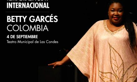 Concierto de la soprano colombiana Betty Garcés en Teatro Municipal de Las Condes