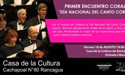 1er. Encuentro Coral “Día nacional del canto coral” en Rancagua