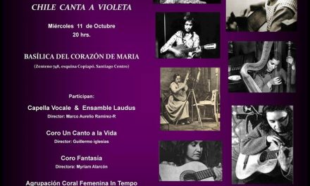 Ensamble Laudus invita al Tercer Festival Coral “Chile Canta a Violeta”