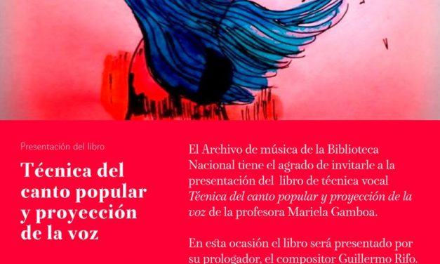 Presentación Libro Técnica del Canto Popular y proyección de la voz