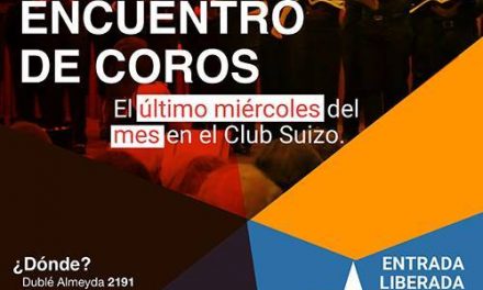 V Encuentro Coral Temporada 2017 en el Club Suizo de Santiago
