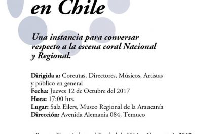 Charla abierta escena coral en Chile