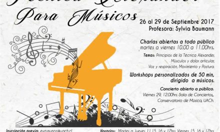 Charla abierta Técnica Alexander para músicos