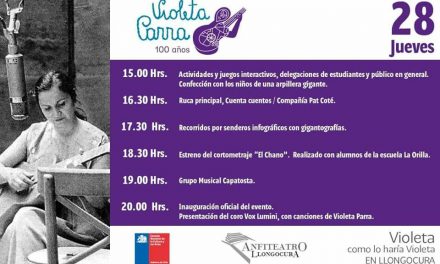 Coro Vox Lumini se presenta con “Décima y canción, Violeta a una voz” en Anfiteatro de Llongocura