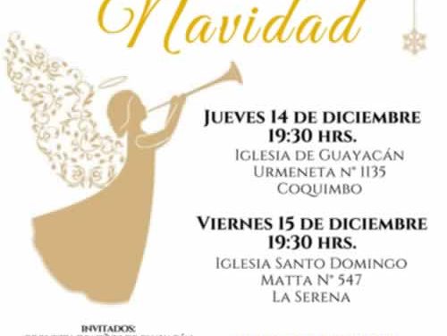 Conciertos Navideños de Estudio Vocal Cantares del Elqui