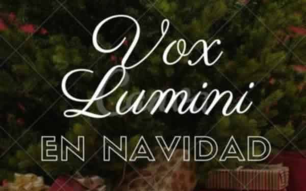 Camerata Vocal Vox Lumini invita a Concierto Navideño