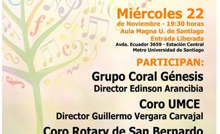 Coro Adulto USACH invita al 2º Festival Coral de Primavera 2017