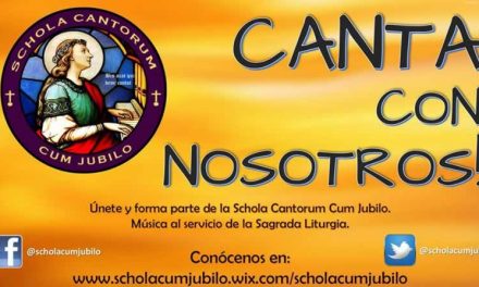 Schola Cantorum Cum Jubilo invita a Audiciones para Cantantes