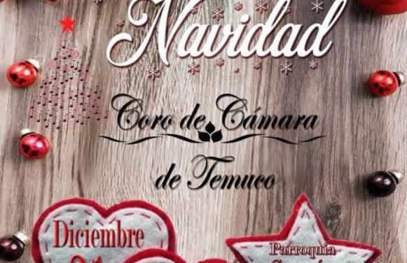 Coro de Cámara Temuco presenta Concierto de Navidad