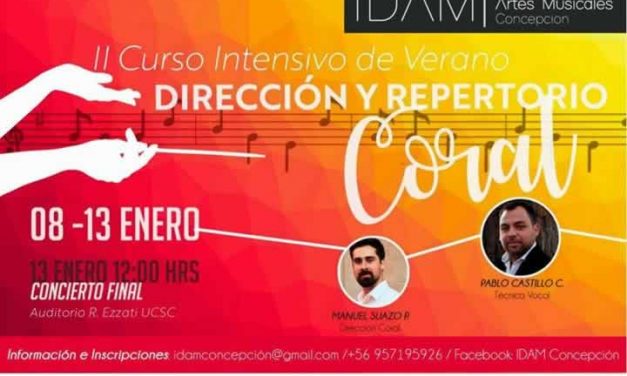 II Curso Intensivo de Verano en Dirección y Repertorio Coral en IDAM