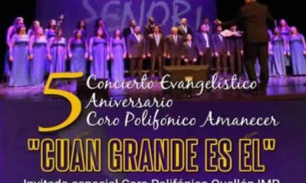 Coro Polifónico Amanecer celebra quinto aniversario con concierto