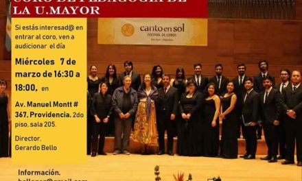 Coro de Pedagogía de la Universidad Mayor llama a audiciones