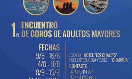 1er. Encuentro de Coros de Adultos Mayores Punta Canta 2018 en Uruguay