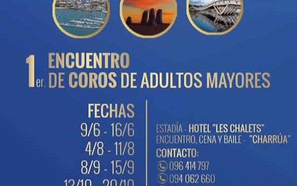1er. Encuentro de Coros de Adultos Mayores Punta Canta 2018 en Uruguay