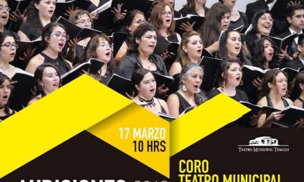 Coro Teatro Municipal de Temuco llama a audiciones 2018