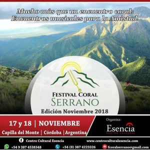 Festival Coral Serrano 2018 - Argentina-02