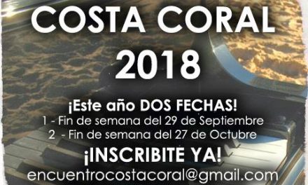 Encuentro de Coros Costa Coral 2018 en Argentina