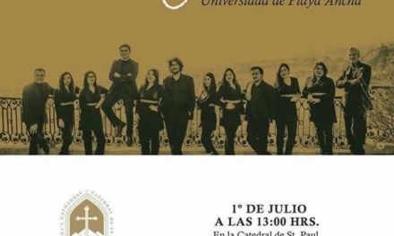 Conjunto de Madrigalistas de la Universidad de Playa Ancha invita a Concierto en la Catedral Anglicana ST Paul’s
