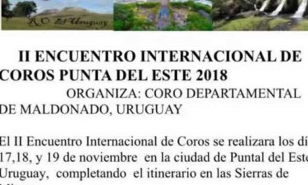 II Encuentro Internacional de Coros Punta del Este 2018, Uruguay