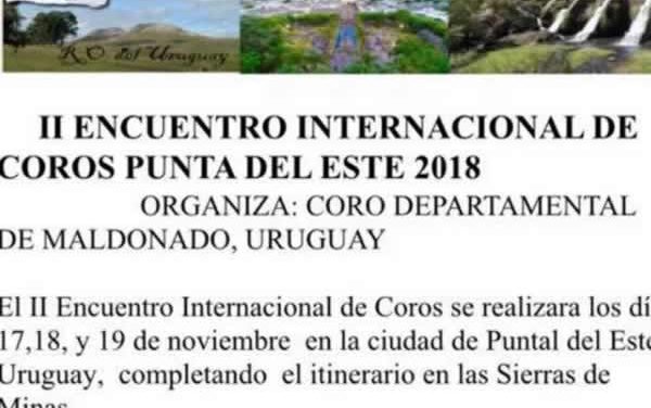 II Encuentro Internacional de Coros Punta del Este 2018, Uruguay