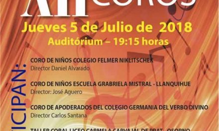 Colegio Germania del Verbo Divino invita a XII Encuentro de Coros