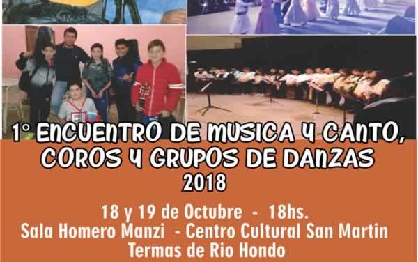 1° Encuentro de Canto, Canto Coral y Grupos de Danzas 2018, Argentina
