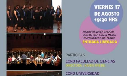 Concierto Sinfónico Coral XIII Aniversario Coro Facultad de Ciencias Universidad de Chile