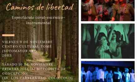 Grupo Coral Valdense (Uruguay) en su gira por Chile invita a Concierto “Caminos de libertad”
