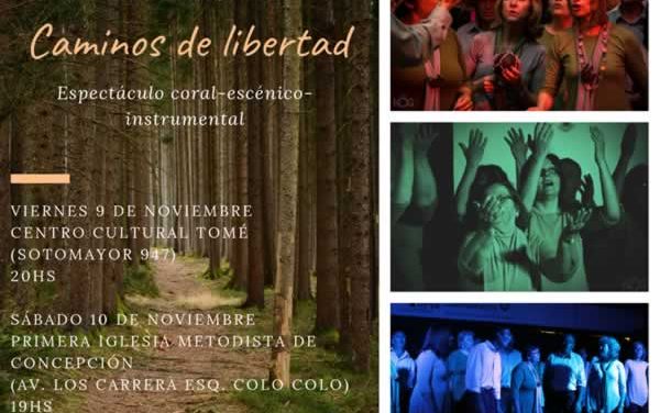 Grupo Coral Valdense (Uruguay) en su gira por Chile invita a Concierto “Caminos de libertad”