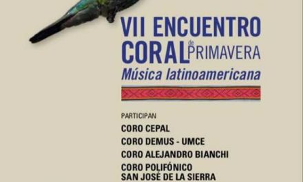VII Encuentro Coral de Primavera, Música latinoamericana se realizará en Teatro Centro Cultural Las Condes