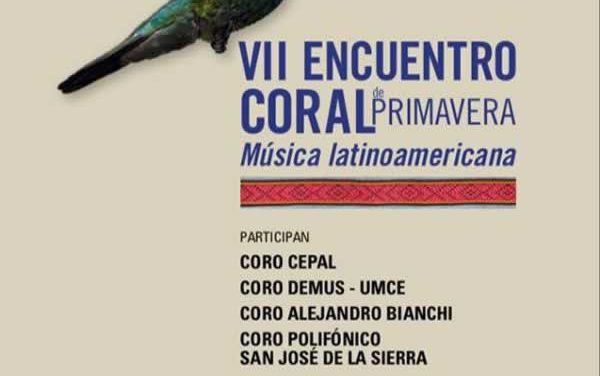 VII Encuentro Coral de Primavera, Música latinoamericana se realizará en Teatro Centro Cultural Las Condes