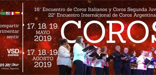 Encuentros Corales 2019 Villa Carlos Paz, Córdoba, Argentina
