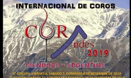 Encuentro Nacional e Internacional de Coros CorAndes 2019, Mendoza, Argentina