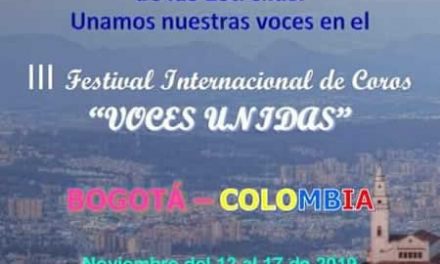 III Festival Internacional de Coros “Voces Unidas”, Bogotá, Colombia