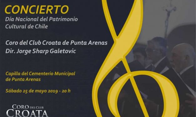 El Coro del Club Croata de Punta Arenas se presentará este sábado 25 en el Cementerio Municipal de Punta Arenas