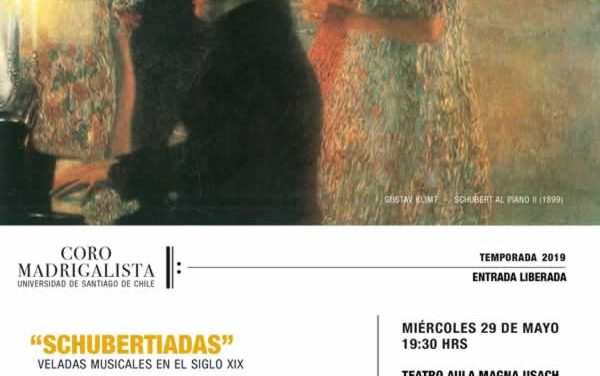 Coro Madrigalista dedica concierto a la creatividad bohemia de Schubert