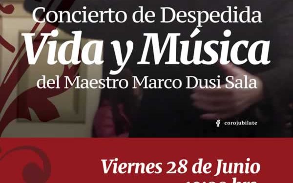 Coro Jubilate de Valparaíso invitan al Concierto “Vida y Música”
