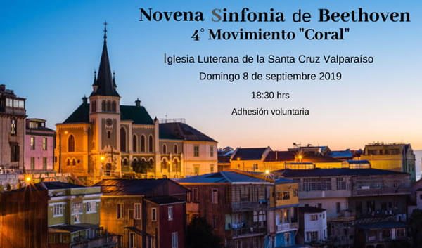 Coro Comunitario de Valparaíso invita a Novena Sinfonía de Beethoven 4º Movimiento “Coral”