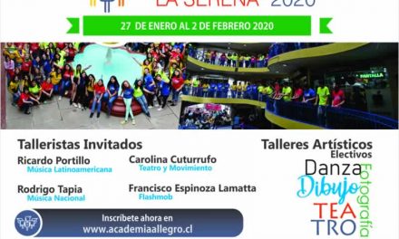 “VI Campamento Coral Allegro – Internacional 2020”, 27 de enero al 02 de febrero, La Serena – Chile