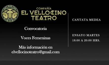 Convocatoria Coro Femenino para realizar “Cantata Medea”